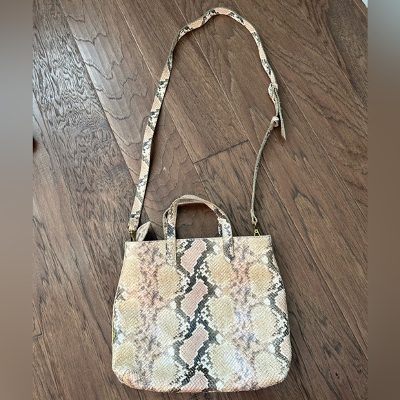 Madewell Handbags - Madewell Snakeskin Crossbody Purse